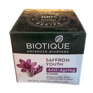 Biotique Advanced Ayurveda Saffron Youth Anti-Ageing Cream All Skin Types 50g